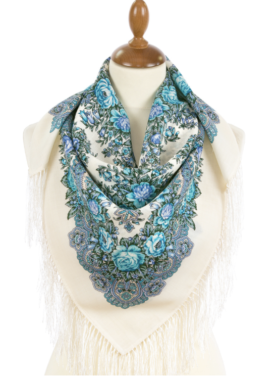 22 Foulard Pavlovposad  « Revries matinales »